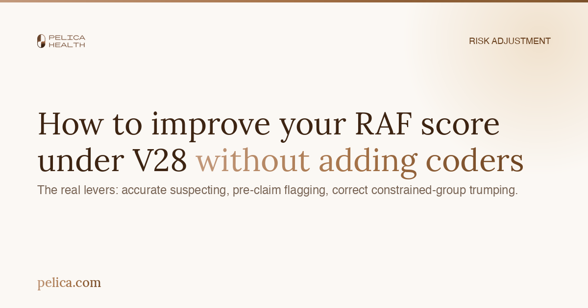 Raf Score Graph How to Improve Your RAF Score Under V28 | Pelica Health